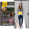 Magnetic Screen Door, Hands-Free Kid/Pet-Friendly Walk Through - Self Magnetic