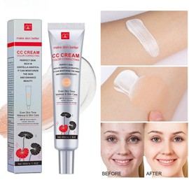 Centella Asiatica CC Cream, Lightweight Skin Perfector Tinted Moisturizer, Full Coverage Concealer, SPF 25, Invisible Pores, Color Correcting Makeup