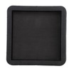 4PCS Durable Stackable Bed Risers Black Square MoisturE proof Insect