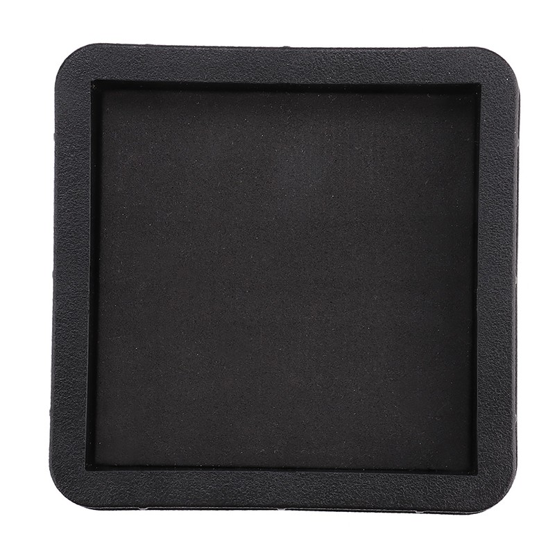 4PCS Durable Stackable Bed Risers Black Square MoisturE proof Insect