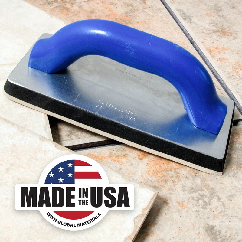 MARSHALLTOWN Tile Grouter’s Float, 9 x 4 inches, Plastic Handle,