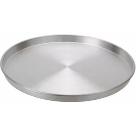 Alpine Round Baklava Tray 11.5"x 1" All Metal Aluminum Restaurant Quality Maamoul Gh...