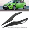 Front Headlight Eyelid Carbon Fiber Headlight Eyebrow Cover Replacement for
