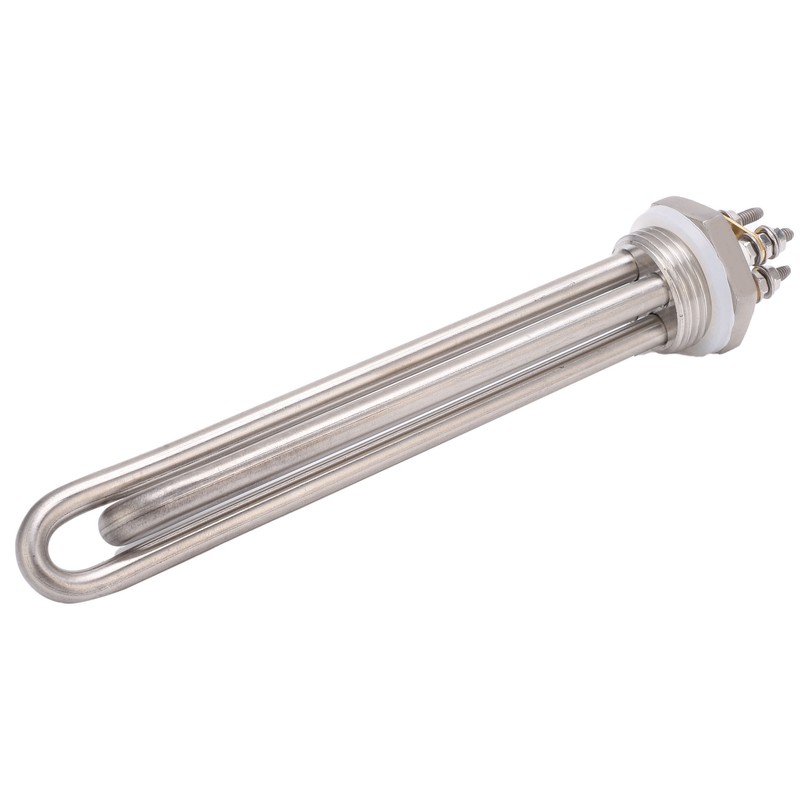 Immersion Water Heater Stainless Steel 1"NPT Thread Portable Quick Heating