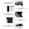 Solar Outdoor Wall Light Waterproof Motion Sensor Simple Appearance Solar