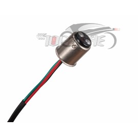 Fit Kawasaki 2006-2024 Vulcan 900 Classic LT/Vulcan 900 Custom/Vulcan 900 Classic; LED Rear Lamp Brake Tail Light +Integrated Turn Signal Function (Smoke Color)