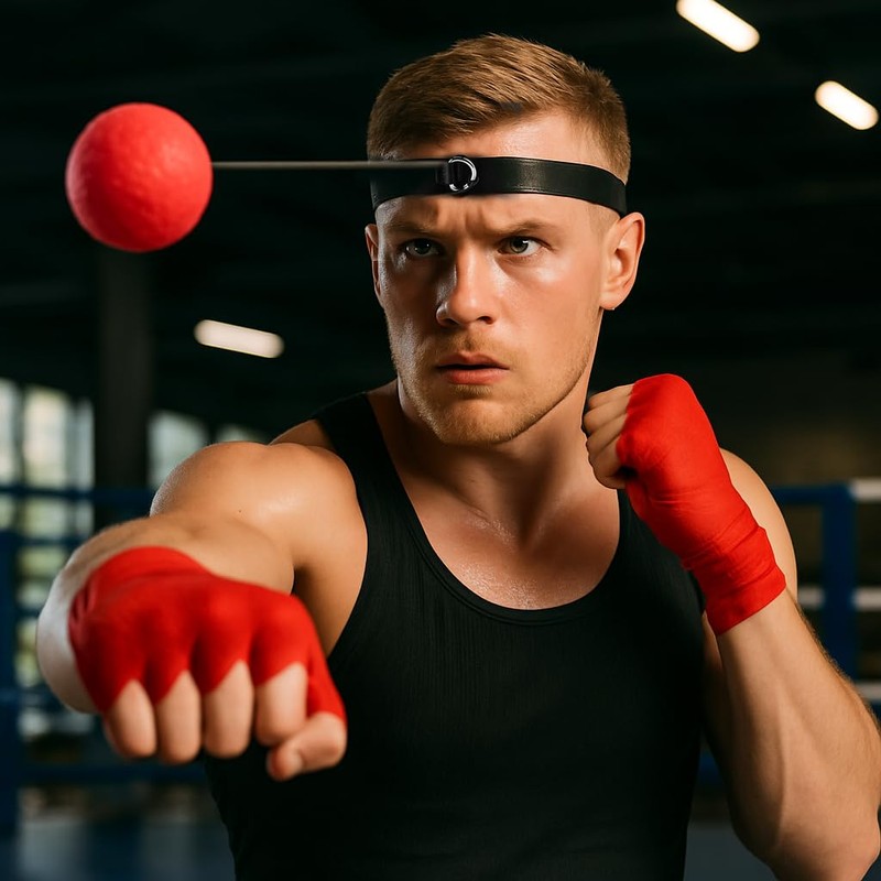 VEDA BoxBoxing Reflex Ball with Headband – Advanced Reaction Training
