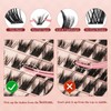 Fox Eye Lash Clusters Kit, Wispy Lash Clusters