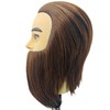 Mannequin Head Human Hair, Brown Hair, Barber Mannequin Head Male,