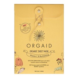 Orgaid Organic Sheet Mask - Vitamin C & Revitalizing, 1 Sheet