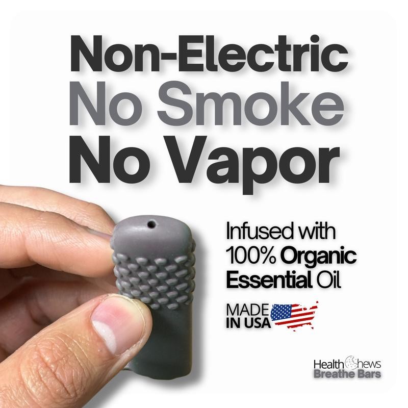 Mint Essential Oil Aromatherapy PuffBar + Chewer to Help Quit