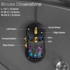 SOLAKAKA SM901 Gaming Mouse,13800DPI RGB Mouse with Programmable Buttons,53g Lightweight