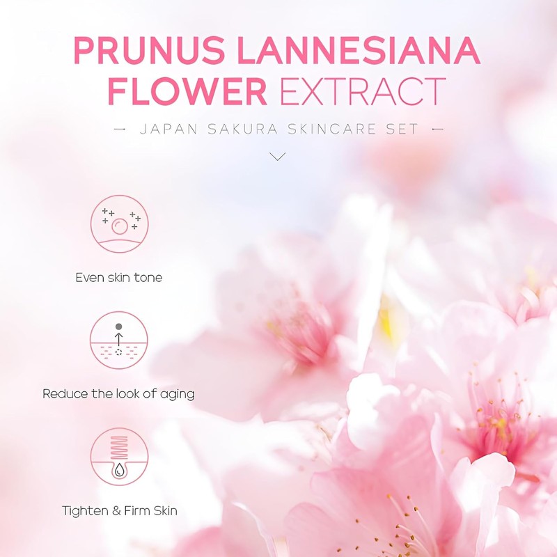 Laikou Set de Cuidado Facial Sakura para Adolescentes