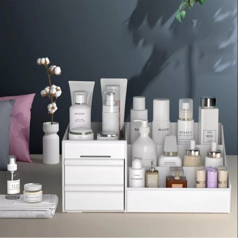 ArgenMex Organizador De Maquillaje Exhibidor De Cosméticos C/cajones