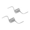 Yibuy Silver Refrigerator Divider Door Spring MHY62044106 for 2575ST Pack