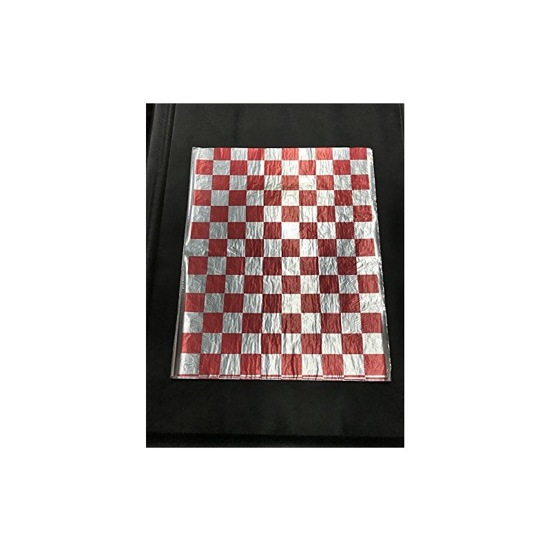 Insulated Cushion Foil Wrap, 5C13-2CR, 10-1/2" x 13", Printed Red