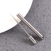 Healifty Titanium Toothpick Metal Fruit Fork Tooth Pick Integrated Tooth