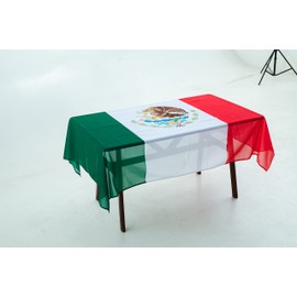 Rectangular Tablecloth Mexico Mexican Flag Tablecloth Fade-Resistant Washable National Flag Tablecloth, Suitable for Kitchen Dining Family Gatherings and Outdoor Events,59 Inches * 83 Inches.