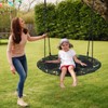 Costzon 40’’ Flying Saucer Tree Swing, Safe and Sturdy Swing