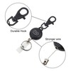 Wisdompro® Heavy Duty Retractable Reel with Vertical 2-Sided Zipper Pocket