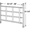 Prime-Line S 4763 Fixed Window Guard – 4-Bar Window Guard