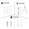 Cater Manicure, Nail Clippers Set of 12Pcs, Professional Grooming Kit,