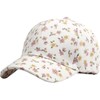 White Fang CZ127 Women's Baseball Cap, Girly Cap, Brim, Flower,