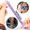 12 Metallic Temporary Tattoo Markers for Skin – Create Temporary