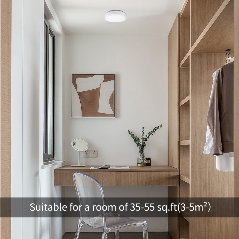 VIPMOON LED Ceiling Light, 12W Small Bathroom Ceiling Light, 6500K