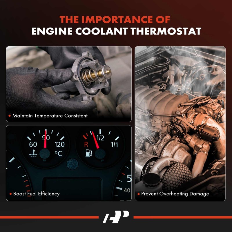 A-Premium Engine Coolant Thermostat with Seal Compatible with Nissan Altima