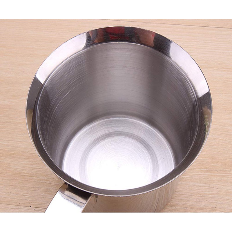 304 Stainless Steel Double-layer Manual Foamer for Milk Coffee, etc.