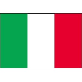 Italian Flag NO1 Tricolore Size: 27.6 x 41.3 inches (70 x 105 cm), Made in Japan
