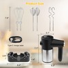 Cordless Hand Mixer, Digital Display 7 Speed Rechargeable Electric Mixer