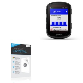 BoxWave Screen Protector Compatible with Garmin Edge 540 (2.6 in) - ClearTouch Crystal (2-Pack), HD Film Skin - Shields from Scratches