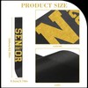10 Pcs Black Senior 2027 Satin Sashes with Gold Glitter