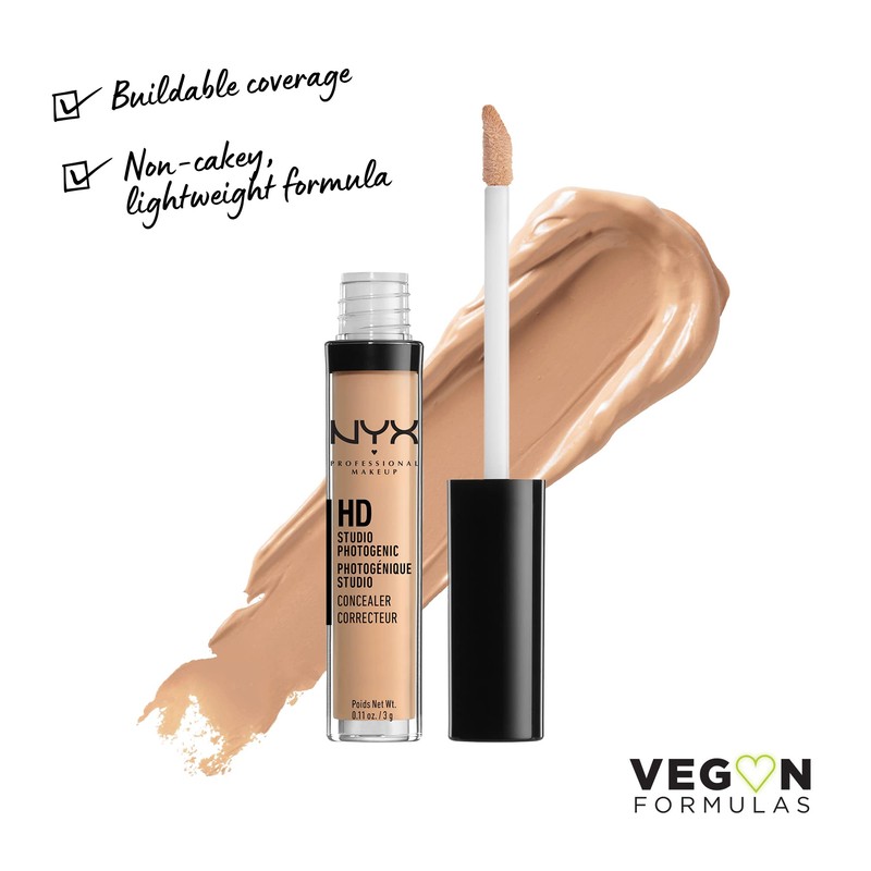 NYX PROFESSIONAL MAKEUP HD Studio Photogenic Concealer Wand, Medium Coverage