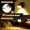 Flaow Solar Spot Lights Outdoor, [10 pack/118 LED] 4 Modes