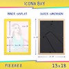 Icona Bay 13 x 18 Picture Frames, Coloured Solid Wood