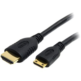 StarTech.com 2 m High Speed HDMI Cable with Ethernet - HDMI to HDMI Mini- M/M