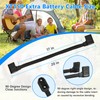 XT150 Extra Battery Cable Braided Power Wire Compatible with EcoFlow