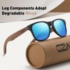 GZWSX Black walnut | polarized wooden sunglasses for men and