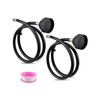 Salon Shampoo Bowl Sprayer Head with Black Rubber Hose, Salon