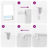 vidaXL Shower roller blind 100 x 240 cm fabric width