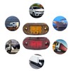 Zafina-UP 5x Red LED Marker Lights & 5x Amber LED