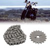 428 19T 17mm Sprocket with 428 60 Links Chain Steel