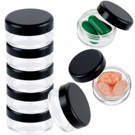 Small Pill Organizer Box, 8 Pcs Travel Pill Case Holder Portable Daily Mini Pills Container BPA Free Pocket Pills Medicines Storage Container for Pocket Purse Briefcase Medicines Storage Box