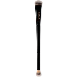 Osmosis 2-in-1 Dual End Crease & Contour Brush for Flawless Eye Shadow, Brow Makeup Application, Ultra Soft Bristles