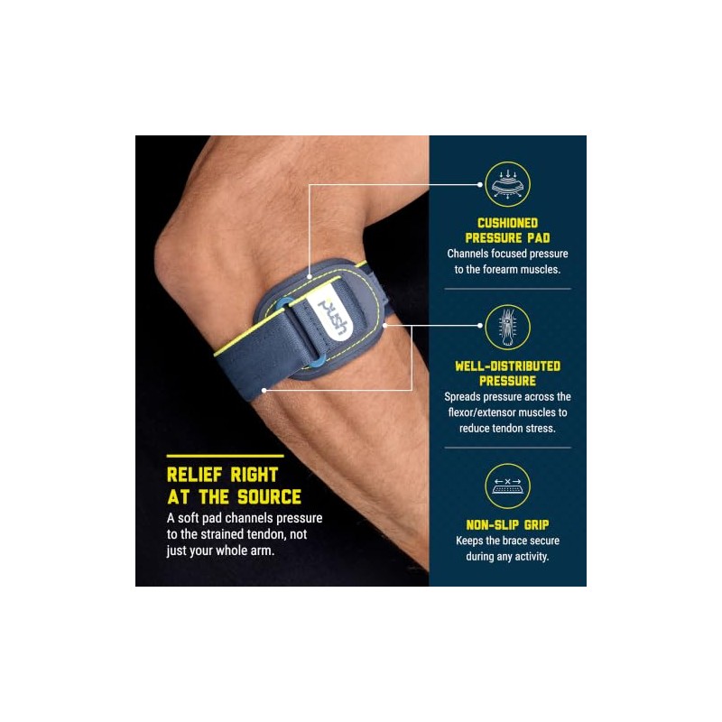 Push Sports Elbow Brace for tennis & golfer's elbow conditions