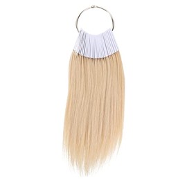 OHPHCALL 30pcs Hair Practicing Model Real Hair Extensions Shade Care Samples for Styling