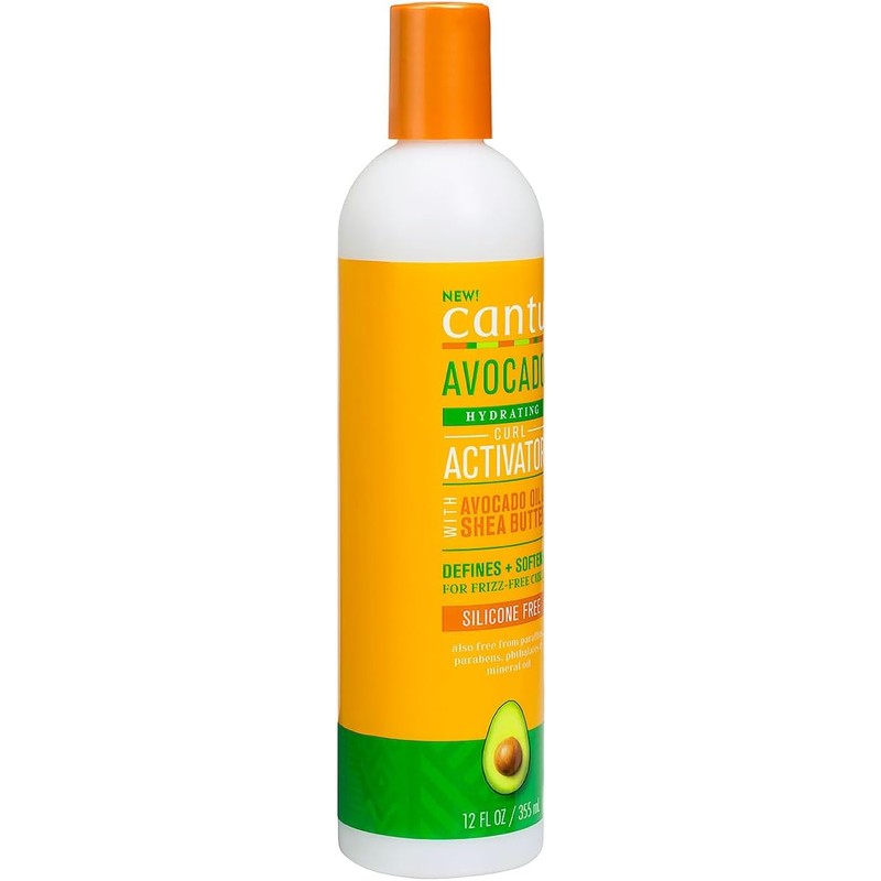 Cantu Crema Activadora de Rizos, Aguacate Hidratante, 12 fl oz